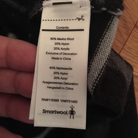 Smartwool Black and Gray V-Neck Sweater - Picture 6 of 7